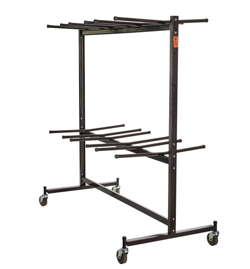 National Public Seating 84 Two Tiered Hanging Folding Chair Dolly