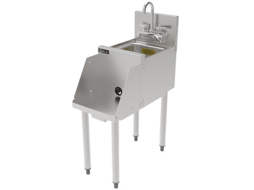 Perlick TSF12BS-STK 12" W x 24" D Stainless Steel TS Series Underbar Blender Station