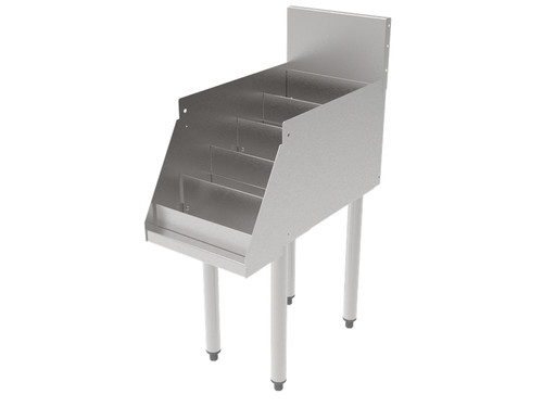 Perlick TS12LS-STK 12"W x 24"D Underbar Liquor Bottle Step Display