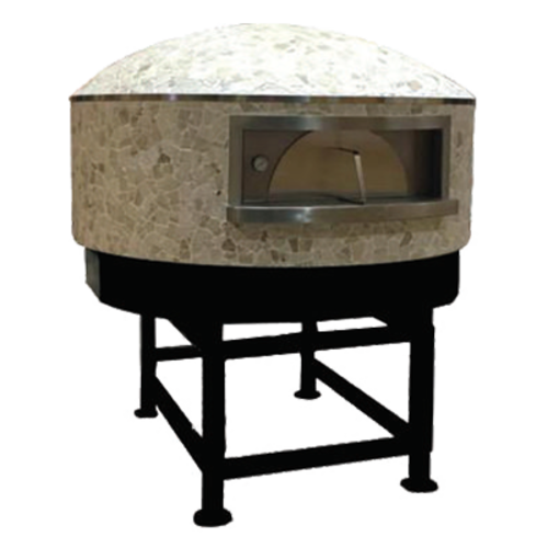 Univex DOME39GV-NG Five 12" Pizza Capacity Natural Gas Artisan Stone Hearth Domed/Round Pizza Oven - 92,500 BTU