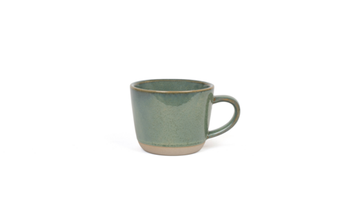 FOH DMU026GRP23 11 Oz. Moss Porcelain Artefact Mug