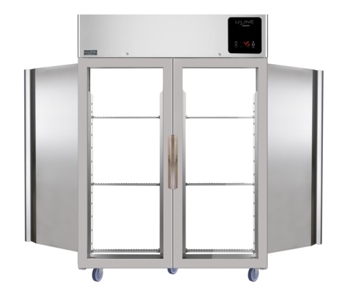U-Line UCRP149-GS71A 49 Cu. Ft. Solid & Glass Combination Door Pass-Thru Commercial Refrigerator
