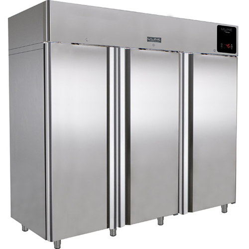 U-Line UCFZ585-SS71A 72 Cu. Ft. Solid 3 Doors Reach-In U-Line Commercial Freezer - 115 Volts