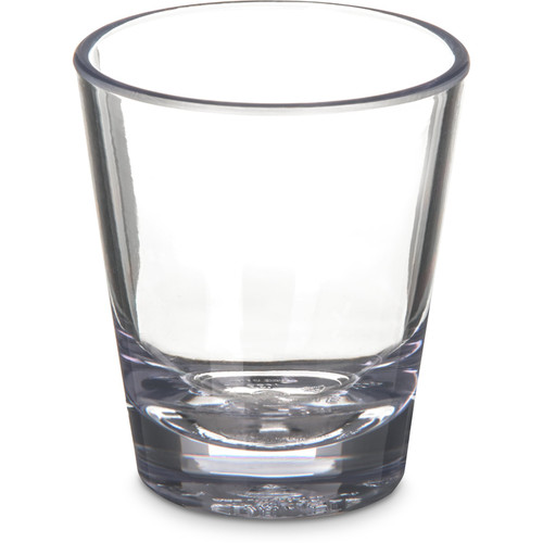 Carlisle 560107 1.5 Oz. Clear SAN Carlisle - Alibi Shot Glass