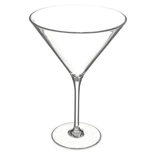 Carlisle 564607 9 Oz. Clear Polycarbonate Carlisle - Alibi Martini Glass