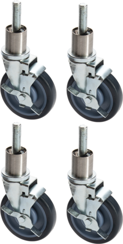 Vulcan CASTERS BP 2 Locking Set of 4 Adjustable Casters