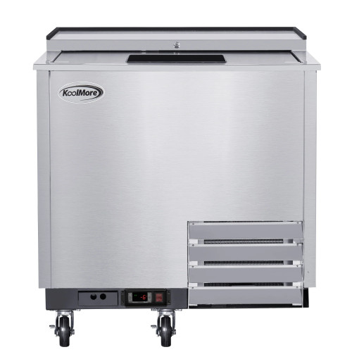 Koolmore KM-GF36-SS 9 Cu. Ft. Stainless Steel Commercial Glass Forster - 115 Volts