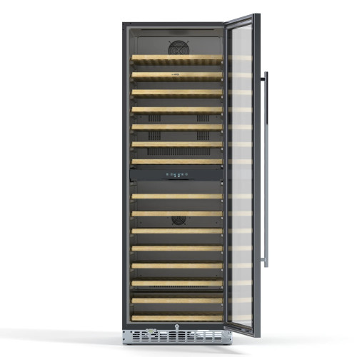 Koolmore KM-CW155DZ-SS 23.4" W 1 Hinged Glass Door Reach-In Wine Refrigerator - 120 Volts