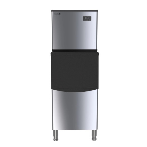 Koolmore CIM-315 315 Lbs. Stainless Steel Free Standing Air Cold Commercial Ice Maker