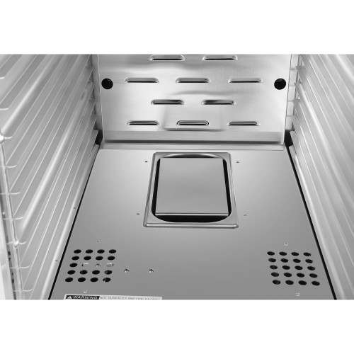 Koolmore KM-CHP12-SIGL 12 Pans Aluminum Glass Door Commercial Heated Holding and Proofing Cabinet - 120 Volts