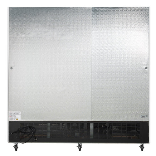 Koolmore RIR-3D-GD 72 Cu. Ft. 3 Glass Doors Stainless Steel Reach In Refrigerator - 115 Volts