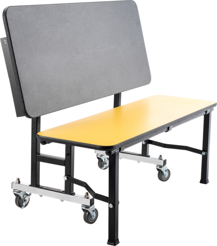 National Public Seating TGB48 25" W x 48" D x 38" H Rectangular 14 Gauge Steel ToGo Bench