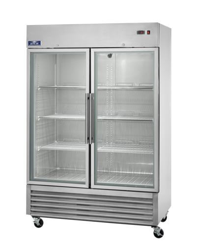Arctic Air AGDF49 54" W Stainless Steel Glass Doors Reach-In Freezer - 115 Volts