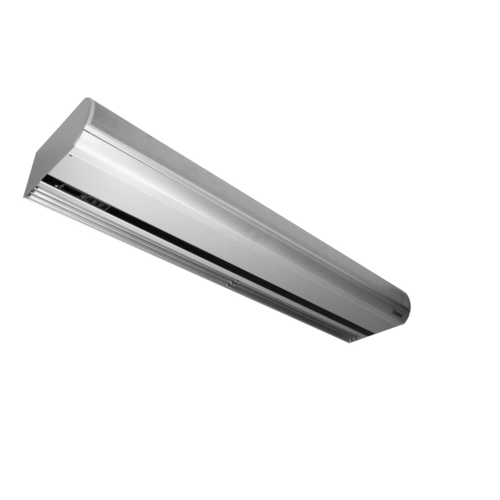 Berner AI08-E-2120A 120" Long Satin Anodized Aluminum Exterior Cabinet Unheated Architectural Icon 08 Series - 120 Volts