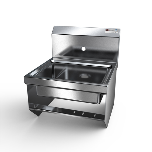 NBR Equipment HS2-W1-KB 17" W x 15.5" D x 19.5" H Stainless Steel Handsink