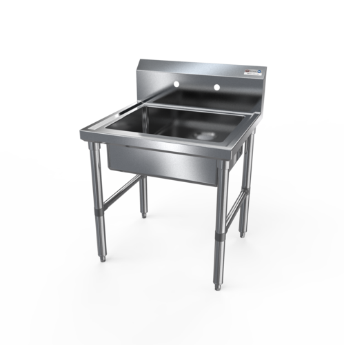 NBR Equipment SVS-2016 23" W x 25" D x 34" H (1) Compartment Free Standing Service Sink