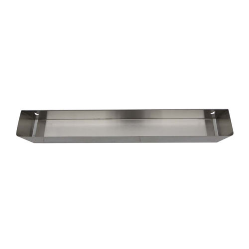 NBR Equipment SR-30S 30" W x " D x 4" H Stainless Steel Keyhole Mount Single Underbar Speed Rail