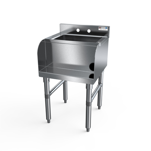 NBR Equipment UW-1-1410-1818-H 18" W x 18.25" D x 32.5" H Freestanding with Dump Sink Blender Station
