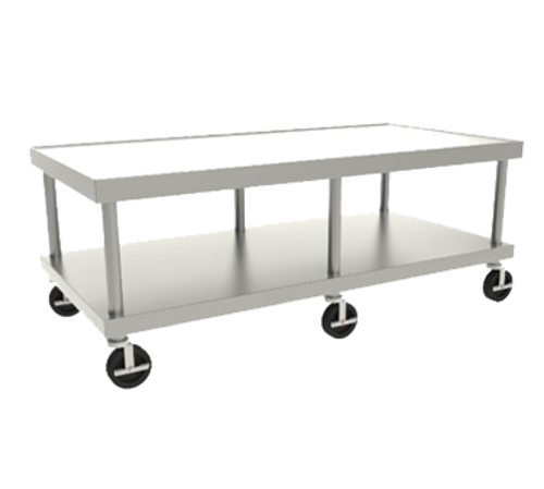 Wolf STAND/C-60 61" W x 30" D x 24" H Stainless Steel with Marine Edge Undershelf Equipment Stand