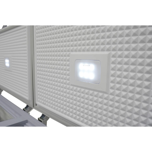Koolmore SCF-20C 20 Cu. Ft. Aluminum White Solid Hinged Door with Lock Chest Freezer - 115 Volts