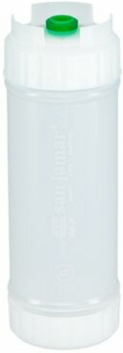 San Jamar 857316S 16 Oz. Green Cap Single Tip EZ-Kleen Sauce Bottle