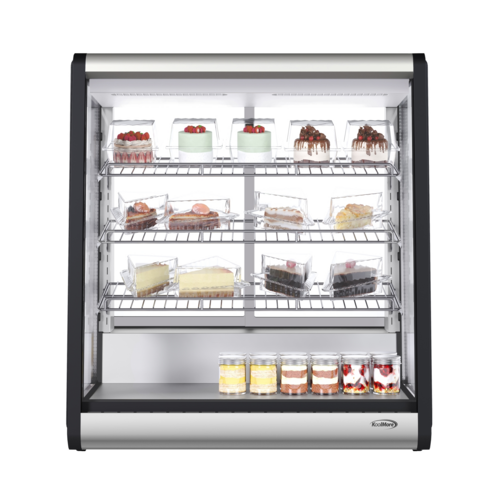 Koolmore CDC-69-SS 31" W Stainless Steel Countertop Refrigerated Display Case - 120 Volts