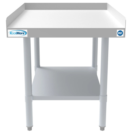 Koolmore EQT-163024 24" W x 30" D Stainless Steel 16 Gauge Equipment Stand with Undershelf