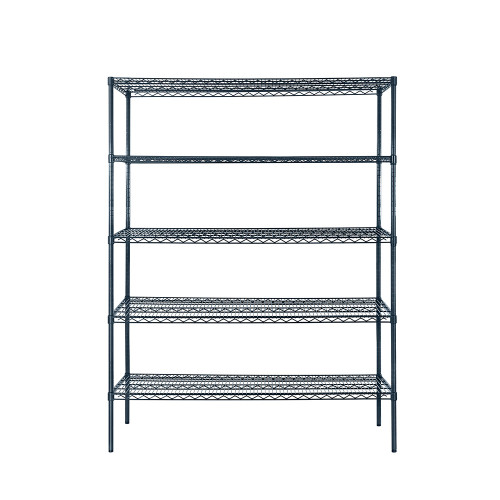 Atosa USA, Inc. MWSSE243686 36" W x 24" D Slate Gray Coated Epoxy 5 Shelves Shelving Unit