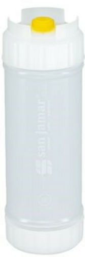 San Jamar 857316M 16 Oz. Yellow Cap Single Tip EZ-Kleen Sauce Bottle