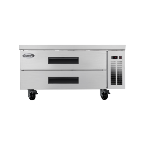Koolmore KM-BR-482D 48.3" W Stainless Steel Commercial Chef Base Refrigerator Storage Cabinet