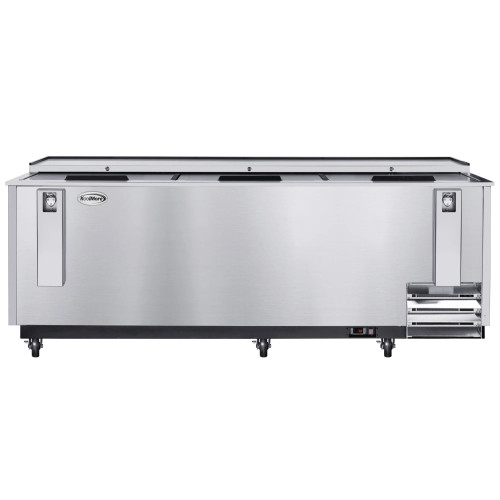 Koolmore KM-BOC95-SS 30 Cu. Ft. Stainless Steel Built-In Opener Commercial Bottle Cooler - 115 Volts