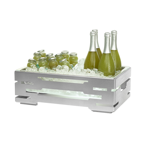 Rosseto SM243 Stainless Steel Rectangular Multi-Chef Cooler