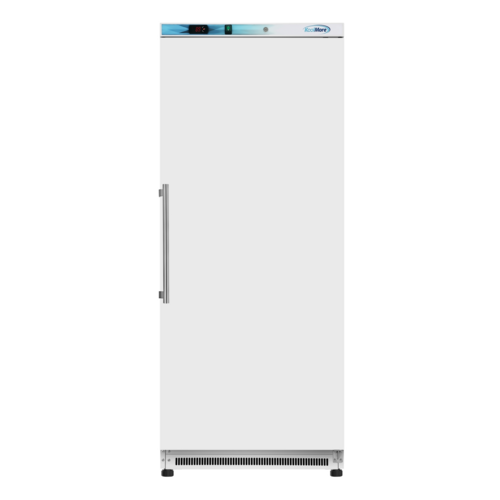 Koolmore KM-FMD20WH 21 Cu. Ft. White Stainless Steel Solid Door Reach-In Freezer - 115 Volts