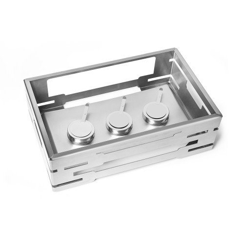 Rosseto SM229 Stainless Steel Stackable Countertop Multi-Chef Food Warmer