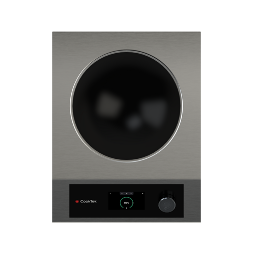 CookTek HTF-9500-WK25-1 15.6" W Stainless Steel Housing Countertop Induction Wok - 240 Volts