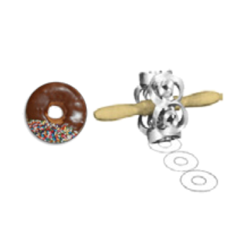 Belshaw AMD-300D 3" Dia. Single Cut Rotary Ring Donut Cutter