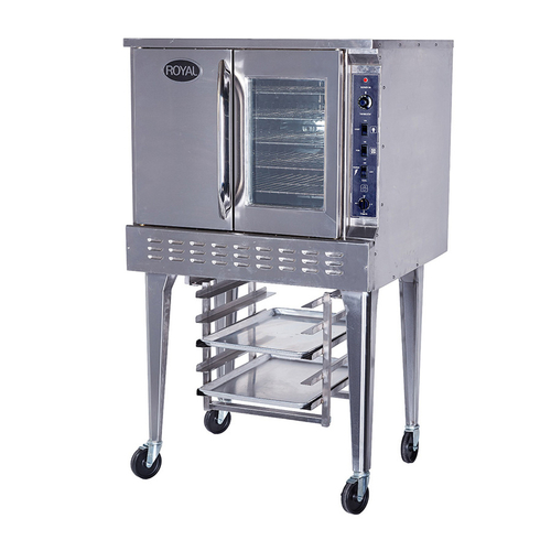 Royal Range RCOS-1-LP 5 Pans Stainless Steel Single Deck Liquid Propane Convection Oven - 70,000 BTU