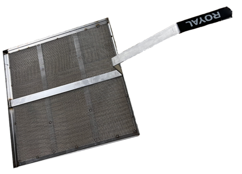 Royal Range 44602 Fine Mesh Crumb Catcher with Handle for 18" x 18" Tank