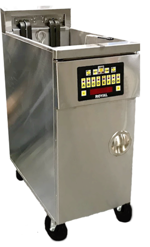 Royal Range REF-1417-DM 50 Lbs. Electric Floor Model Fryer - 208 Volts 3-Phase