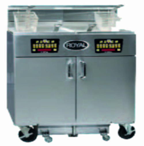 Royal Range REF-1417-4-DM2 50 Lbs. Electric High Production Fryer Battery - 208 Volts 3-Phase