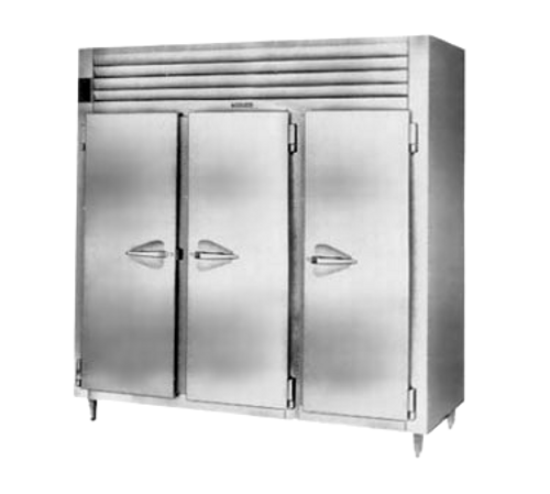 Traulsen RHT332W-FHS 86.13" W Stainless Steel Solid Doors Reach-In Spec-Line Refrigerator - 115 Volts