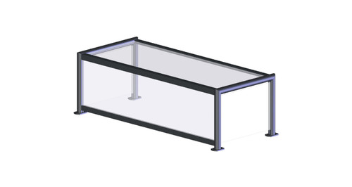 Vollrath NPB89265 Full-Service Single-Sided Aluminum NSF2 (2011) Traditional Breath Guard