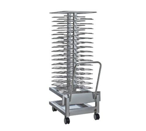 Alto-Shaam 5026387 102 Plates Stainless Steel Single Roll-In Plate Cart