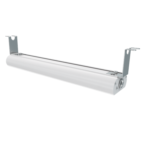 Vollrath FC-4SH-78208-WH-IN 78" White Aluminum Housing Stainless Steel Mounting Brackets with Adjustable Set Screw Low Profile Heat Strip - 208V 1800 Watts
