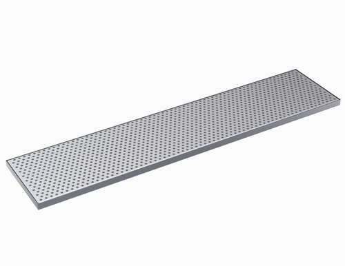Krowne KDT-8X36S 36" W x 8" D Brushed Stainless Steel Drip Tray