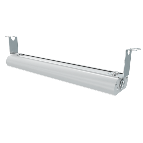 Vollrath FC-4SH-18208-NA-IN 18" Natural Aluminum Housing Stainless Steel Mounting Brackets with Adjustable Set Screw Low Profile Heat Strip - 208V 414W