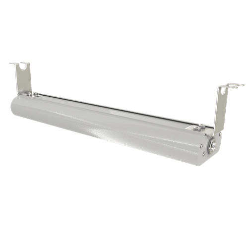 Vollrath FC-4SH-30208-CH-IN 30" Chrome Powder Coat Aluminum Housing Stainless Steel Mounting Brackets with Adjustable Set Screw Low Profile Heat Strip - 208V 690W