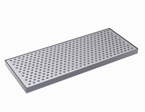 Krowne KDT-6X15S 15" W x 6" D Brushed Stainless Steel Drip Tray