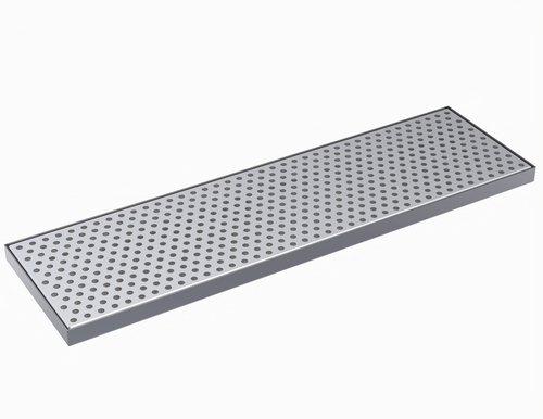 Krowne KDT-6X21S 21" W x 6" D Brushed Stainless Steel Drip Tray