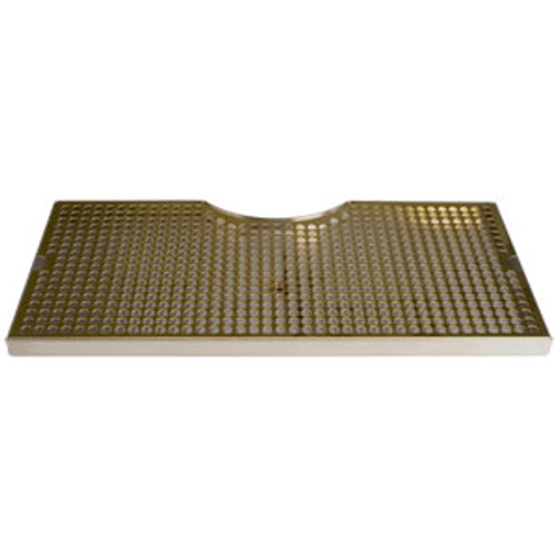 Micro Matic DP-630DSSPVD-Z 7.5" Column 19" SS and PVD Brass Cut-Out Surface Mount